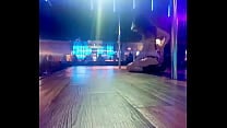 Dancer Destiny Mae Me Pole Dancing at Bonkers Saloon