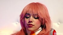 Anime girl Rihanna Black enjoys an orgasm with a pink toy Anime girl Rihanna Black enjoys an orgasm with a pink toy