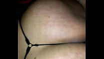 Hilo dental sexy Esposa nalgona cojiendo rico