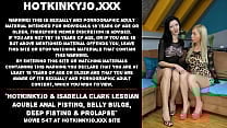 Hotkinkyjo amp Isabella Clark lesbian double anal fisting belly bulge deep fisting amp prolapse Hotkinkyjo amp Isabella Clark lesbian double anal fisting belly bulge deep fisting amp prolapse