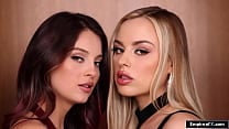 Busty lesbian couple having shower sex Busty lesbian couple having shower sex