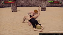 Vilkor VS Rachel  Naked Fighter 3D 