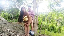 Dirty old decrepit man fucks his own busty stepdaughter in the jungle Dirty old decrepit man fucks his own busty stepdaughter in the jungle