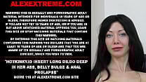 Hotkinkyjo insert long dildo deep in her ass belly bulge amp anal prolapse Hotkinkyjo insert long dildo deep in her ass belly bulge amp anal prolapse
