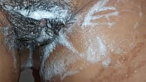 I shave my hairy pussy and moan Lesbian Illusion Girls