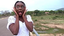 Hot African girlfriend POV sloppy road head throat fuck at safari Hot African girlfriend POV sloppy road head throat fuck at safari