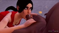 I Fuck My New Black Lifeguard Partner What A Big Cock He Has Sexual Hot Animations