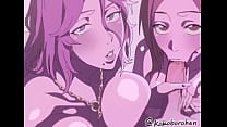 Orihime and Rangiku Threesome