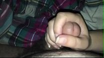 Girlfriend wanking me off slow mo