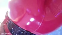 FaceSitting Desires in PVC hot video selfie  Arya Grander 