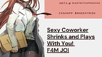 AUDIO ONLY   Sexy Scientist Coworker Shrinks You And Plays With You Before EATING You  Giantess Vore Roleplay