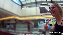 Attractive czech kitten is tempted in the mall and reamed in pov