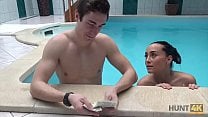 HUNT4K  Hunter picked up slut Anna Rose for nice sex in private pool