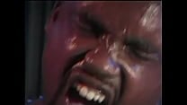 Tattooed male licks horny pussy of dark skinned bitch in black high boots before hard fucking Tattooed male licks horny pussy of dark skinned bitch in black high boots before hard fucking