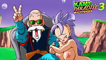 Kame Paradise 3 West Supreme Kai gets saved by Roshi 039 s huge cock