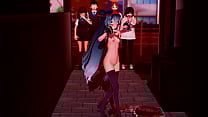 Hatsune Miku Dared To Strip In Public   Apple Pie MMD by Stranger MMD