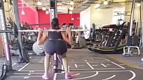 Big Ass doing squats