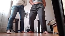 We masturbate with our stepsister in clothes so that our parents don 039 t catch us