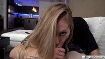 Blonde hot Stepmom sucks stepsons young rock hard cock until he cums Blonde hot Stepmom sucks stepsons young rock hard cock until he cums
