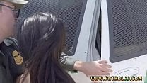 Real cop xxx Border hopping Latina mega slut Taylor got caught by BP