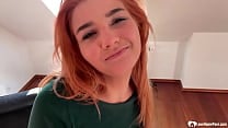 Redhead could not wait to play with herself