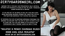 Solatok amp Prince Charming extreme dildos made Dirtygardengirl anal hole prolapse