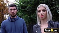 Dumb Blonde Hungarian Cuckolds Her Jealous Boyfriend For Cash Dumb Blonde Hungarian Cuckolds Her Jealous Boyfriend For Cash