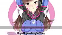 D Va s edging game D Va Overwatch Edging Light Femdom Submissive Multiple endings Patreon exclusive PREVIEW
