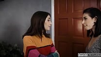 Milf shares cheating hubby with stepsis Milf shares cheating hubby with stepsis