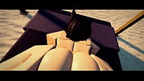 Roblox Slut Dances On Beach And Getting Fucked