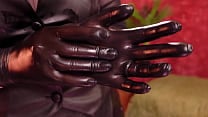 ASMR nitrile gloves and oil Arya Grander