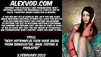 Sexy Hotkinkyjo fuck huge dildo from sinnovator anal fisting amp prolapse