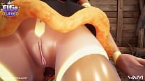 Hentai Vtuber Elfie Love plays with anal dildo under skirt and flex her ass 3D VRCHAT MMD Hentai Vtuber Elfie Love plays with anal dildo under skirt and flex her ass 3D VRCHAT MMD