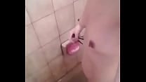 Nicole in the shower