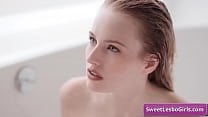 Sensual hot and sexy lesbian interracial couple Scarlett Sage  Julie Kay making out in the bathtub Sensual hot and sexy lesbian interracial couple Scarlett Sage  Julie Kay making out in the bathtub