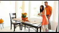Passion HD Guy fucks his step daughter Carolina Sweets on Thanksgiving