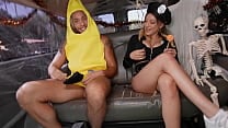 BANGBROS Bang Bus Halloween With Mads Flores And Derek Savage