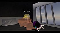 Blonde copy and paste bitch gets fucked for robux  Roblox porn 