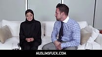 MuslimsFuck Hijab Cutie Bangs The Boss Ella Knox