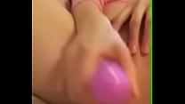Masturbation using a vibrator Masturbation using a vibrator