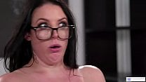 GIRLSWAY Kira Noir teaching an annoying commenter feat Angela White