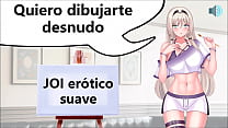 Tu mejor amiga quiere dibujarte desnudo Audio JOI suave
