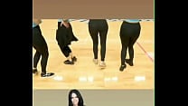 Jimena S aacute nchez bailando en leggings