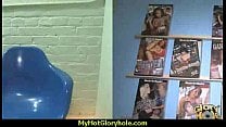 Incredible ebony teen blowjob gloryhole audition 1