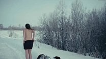 Alisa Shitikova Naked Snow Run in Me Too