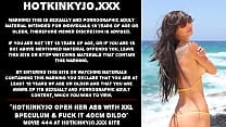 Hotkinkyjo open her ass with XXL speculum and fuck it 40cm deep with dildo Hotkinkyjo open her ass with XXL speculum and fuck it 40cm deep with dildo