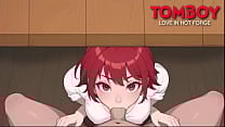 Hentai visual novel quot Tomboy love in hot forge quot Tomboy girl sucking dick under table in tavern Hentai visual novel quot Tomboy love in hot forge quot Tomboy girl sucking dick under table in tavern