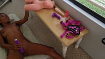 Aisanippie masturbating with a sexdoll Aisanippie masturbating with a sexdoll