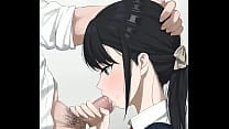 Blowjob anime