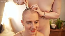 Scarlot Rose Full Head Shave with Eryn Rose Scarlot Rose Full Head Shave with Eryn Rose